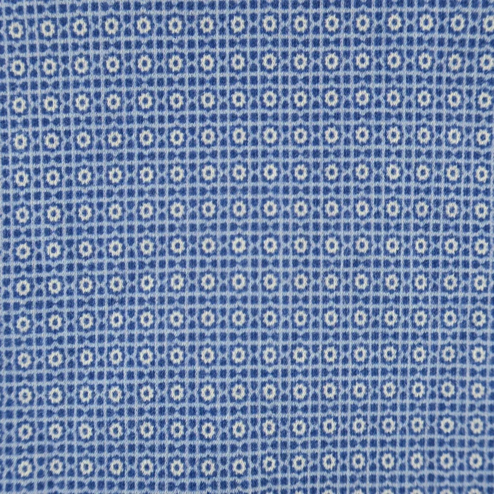 Desoto Made For‎ Movement Button Up Shirt Mens XL Blue Cotton Stretch